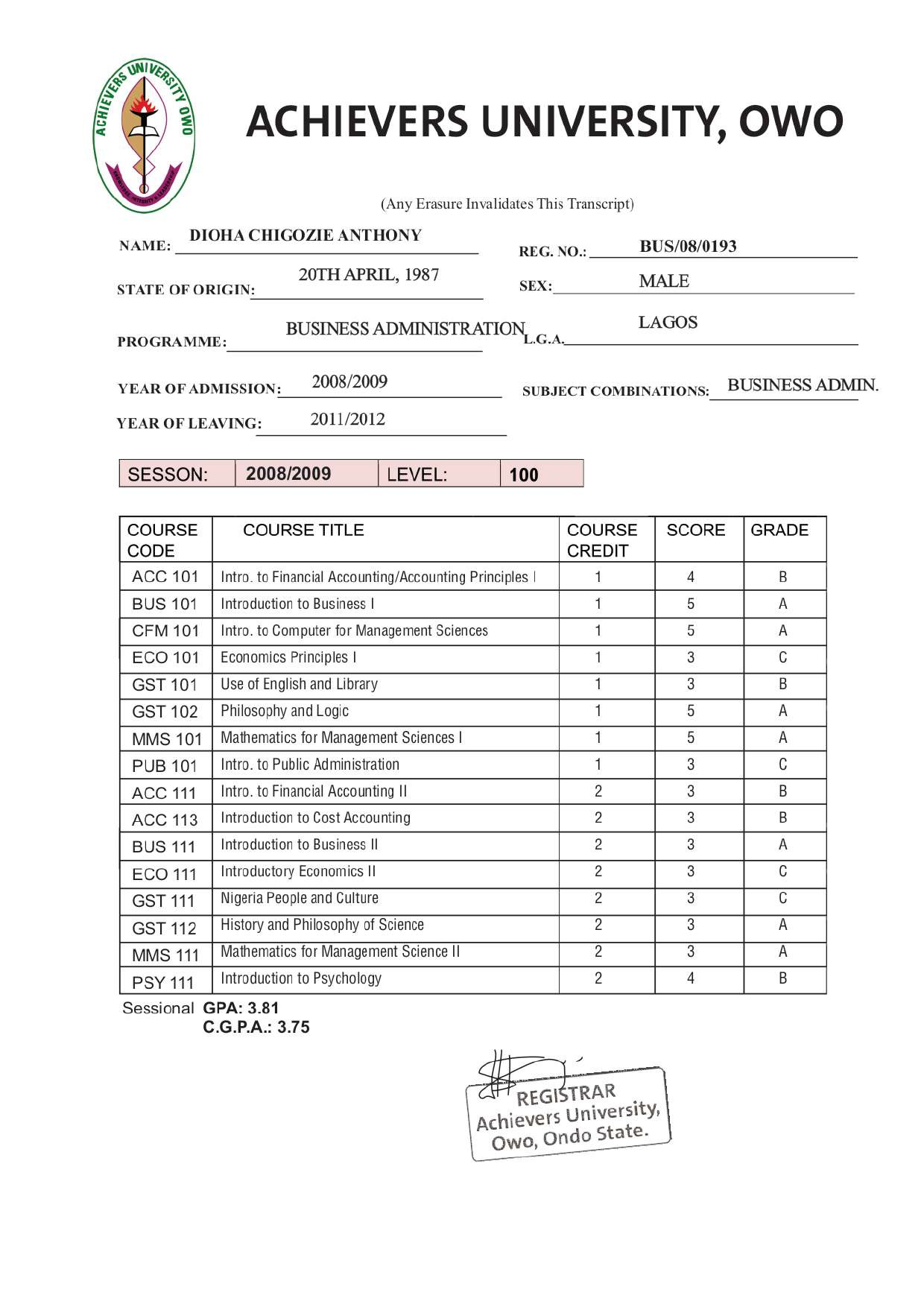 Document Page 1